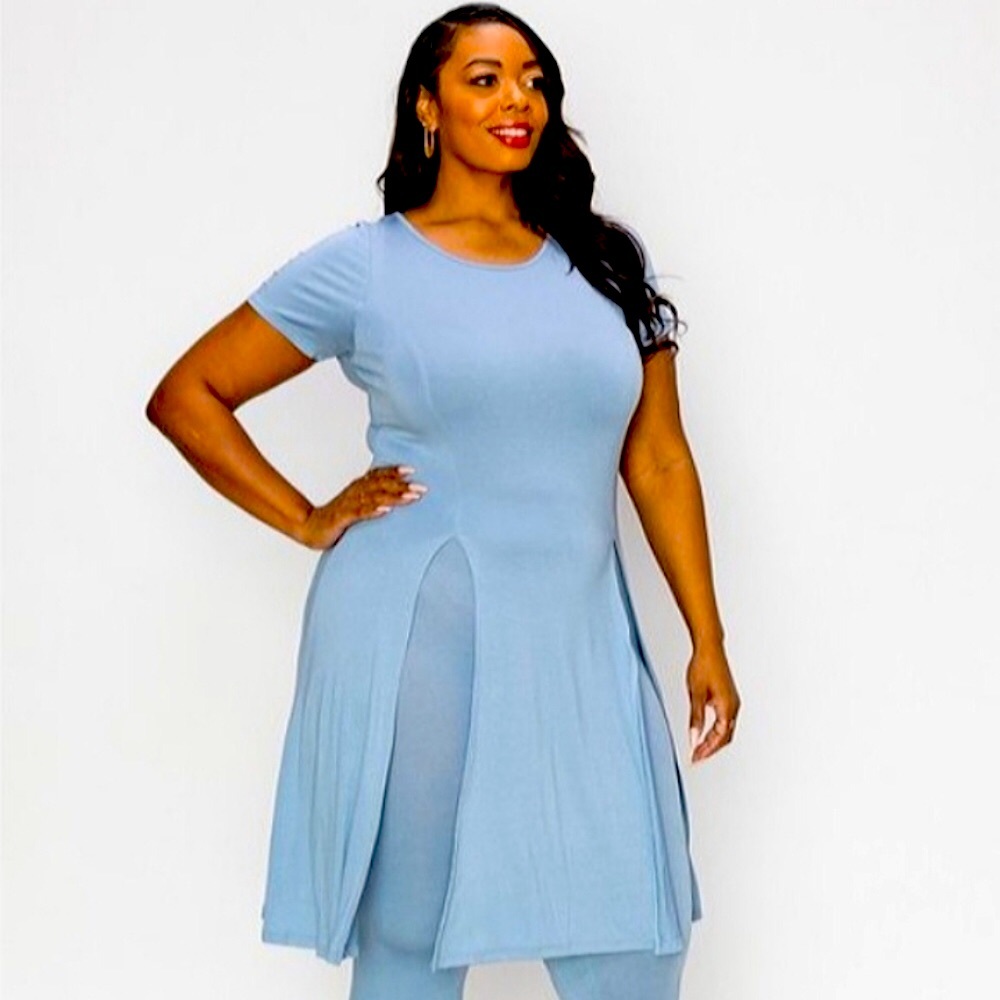 Plus size pants set